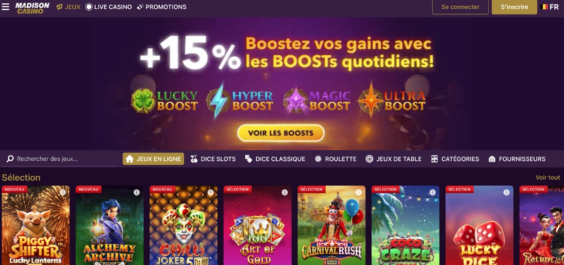 madinson casino