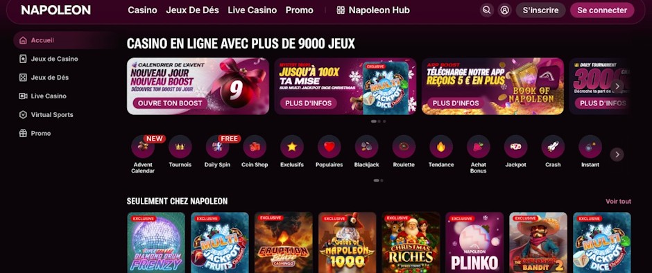 napoleon casino